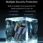 48W Car Bluetooth MP3 Player with Fast Charging - Image 8