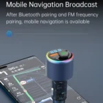 48W Car Bluetooth MP3 Player with Fast Charging - Image 9