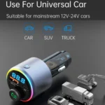 48W Car Bluetooth MP3 Player with Fast Charging - Image 10