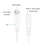 1.25m For Shaver / Water Refill Device USB TTo 8-Figure Tail Charging Cable Power Cord - Image 5