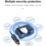 One to Four Car Charger Multifunctional Adapter Expansion Port - Image 6