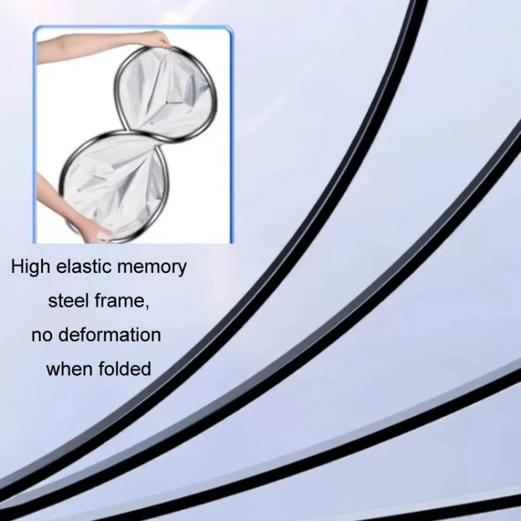 TBD06047091_B3.webp 145x80cm Car Front Windshield Sun Protection Laser Sunshade Blinds - Image 4