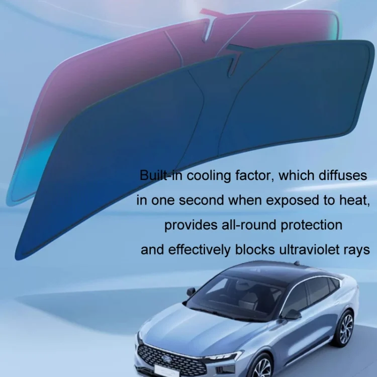 TBD06047091_B4.webp 145x80cm Car Front Windshield Sun Protection Laser Sunshade Blinds - Image 5