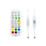 24-Key 2.4G Smart Colorful Running Water LED Light Strip Controller