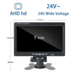 7 Inch Four-Way Monitor With Reverse Detection Digital Radar - Image 6