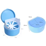 Braces Soaking Storage And Cleaning Box Portable Dental Reservation Case - Image 3