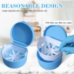Braces Soaking Storage And Cleaning Box Portable Dental Reservation Case - Image 7