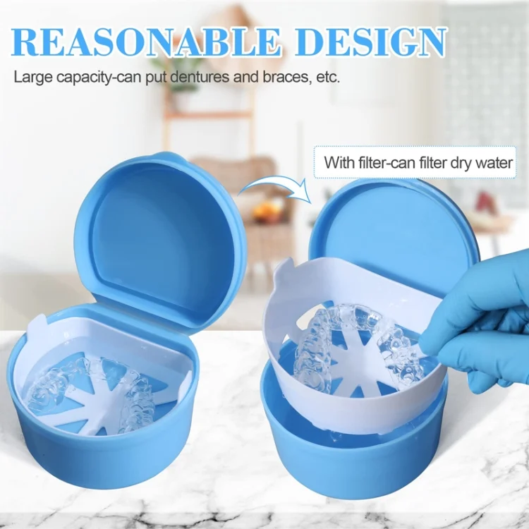 TBD06047104_B6.webp Braces Soaking Storage And Cleaning Box Portable Dental Reservation Case - Image 7