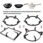 Gas Stove Anti-Slip Rack Cast Iron Anti-Slip Wok Support Ring - Image 4