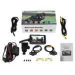 3 inch Motorcycle High-definition Dual-lens Driving Recorder - Image 11