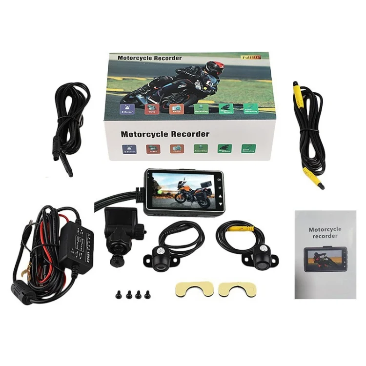 TBD06047112_10.webp 3 inch Motorcycle High-definition Dual-lens Driving Recorder - Image 11