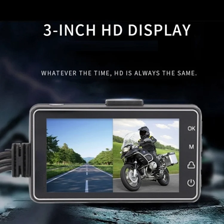 TBD06047112_9.webp 3 inch Motorcycle High-definition Dual-lens Driving Recorder - Image 10