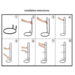 Basketball Storage Rack Volleyball Stand Holder - Image 9