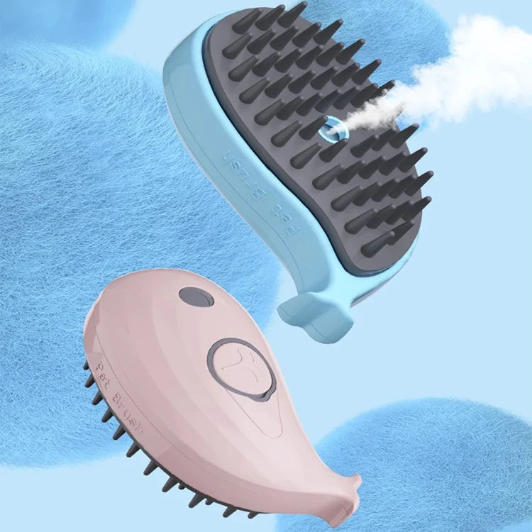 TBD06047146_B2.webp Pet Spray Steamy Brush Cat Dog Grooming Massage Comb - Image 3
