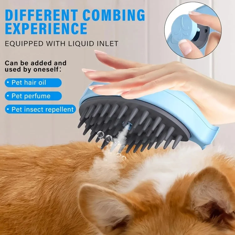TBD06047146_B5.webp Pet Spray Steamy Brush Cat Dog Grooming Massage Comb - Image 6