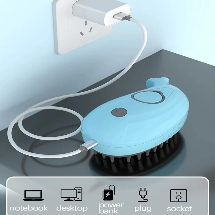 TBD06047146_B7.webp Pet Spray Steamy Brush Cat Dog Grooming Massage Comb - Image 8