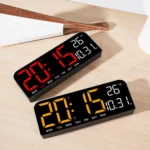 LED Screen Digital Display Desktop Alarm Clock Multifunctional Decoration Wall Clock - Image 8