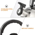 Thickened Stainless Steel Hemispherical Whistle Induction Cooker Gas Stove Kettle - Image 5