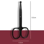 Men Nose Hair Scissor Round Tip Nose Hair Trimmer Manual Trimming Scissor - Image 3
