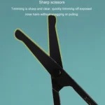 Men Nose Hair Scissor Round Tip Nose Hair Trimmer Manual Trimming Scissor - Image 6