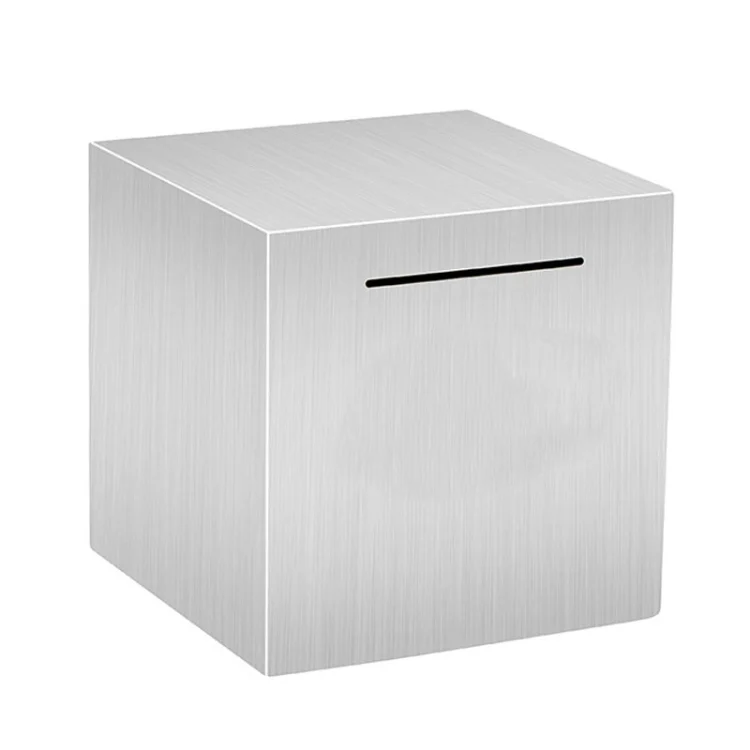 Stainless Steel Money Box Only In, No Export Adult Children Savings Box