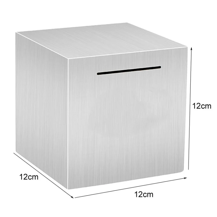 TBD06047162_B2.webp Stainless Steel Money Box Only In, No Export Adult Children Savings Box - Image 3