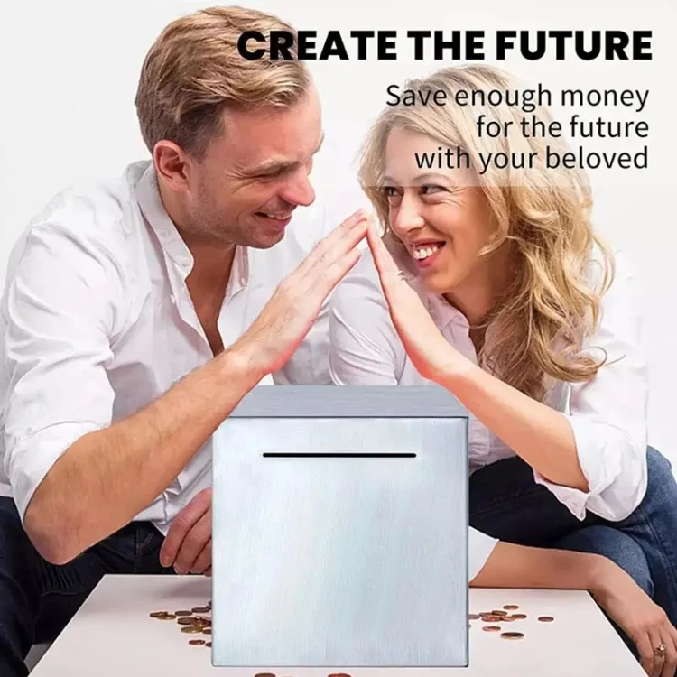 TBD06047162_B6.webp Stainless Steel Money Box Only In, No Export Adult Children Savings Box - Image 7