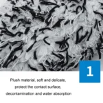 30cm Microfiber Long-handled Plush Tire Cleaning Brush - Image 3