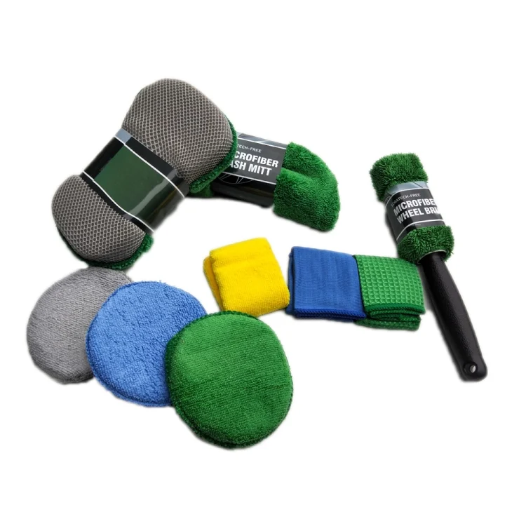 TBD06047166_B3.webp 9pcs /Set Car Detailing Gloves Rags Waxing Cleaning Set - Image 4