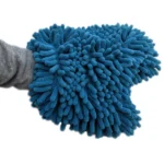 Chenille Double-Sided Microfiber Car Cleaning Thumb Gloves - Image 3