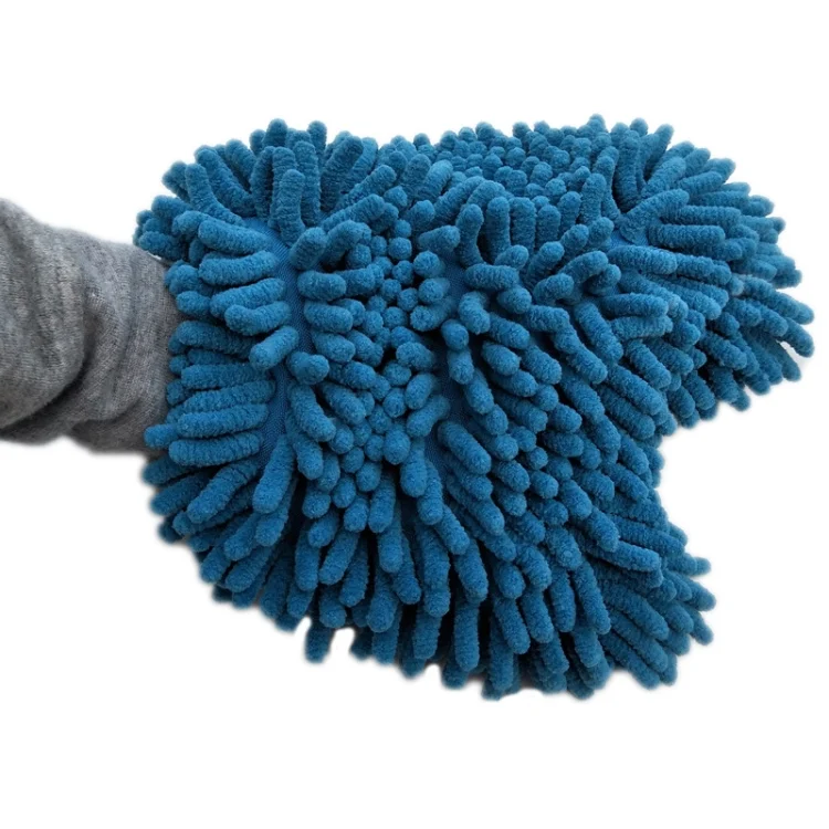 TBD06047168_B2.webp Chenille Double-Sided Microfiber Car Cleaning Thumb Gloves - Image 3