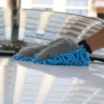 Chenille Double-Sided Microfiber Car Cleaning Thumb Gloves - Image 4