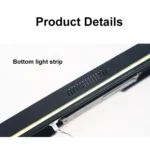 Remote Control Digital Display Atmosphere Light Wall Clock Living Room Decoration Clock - Image 5