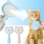 Pet Spray Massage Comb Cats Anti Flying Hair Bathing Brush - Image 2
