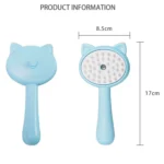 Pet Spray Massage Comb Cats Anti Flying Hair Bathing Brush - Image 3