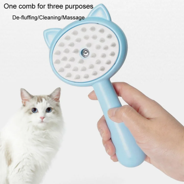 TBD06047190_B6.webp Pet Spray Massage Comb Cats Anti Flying Hair Bathing Brush - Image 7