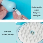 Pet Spray Massage Comb Cats Anti Flying Hair Bathing Brush - Image 8
