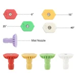 High-pressure Car Washer Nozzle Fan-shaped 1/4 Quick Plug Connector Water Rifle Parts - Image 4