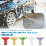 High-pressure Car Washer Nozzle Fan-shaped 1/4 Quick Plug Connector Water Rifle Parts - Image 7
