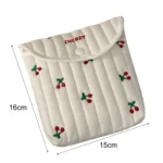 Embroidered Cartoon Cute Sanitary Napkin Mini Storage Bag - Image 2