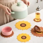 Silicone Heat Insulation Table Mat Anti-scald Placemat Heat-resistant Pot Pad Coaster - Image 2