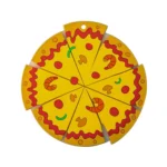 Silicone Insulated Table Placemat Pizza Shaped Bowl Mat PVC Coasters
