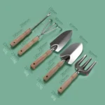 Garden Planting Shoveling Tools Thickened Wooden Handle Gardening Kit - Image 3