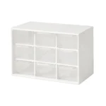 Transparent Desktop Small Objects Compartment Drawer Organizer Hair Accessories Storage Case