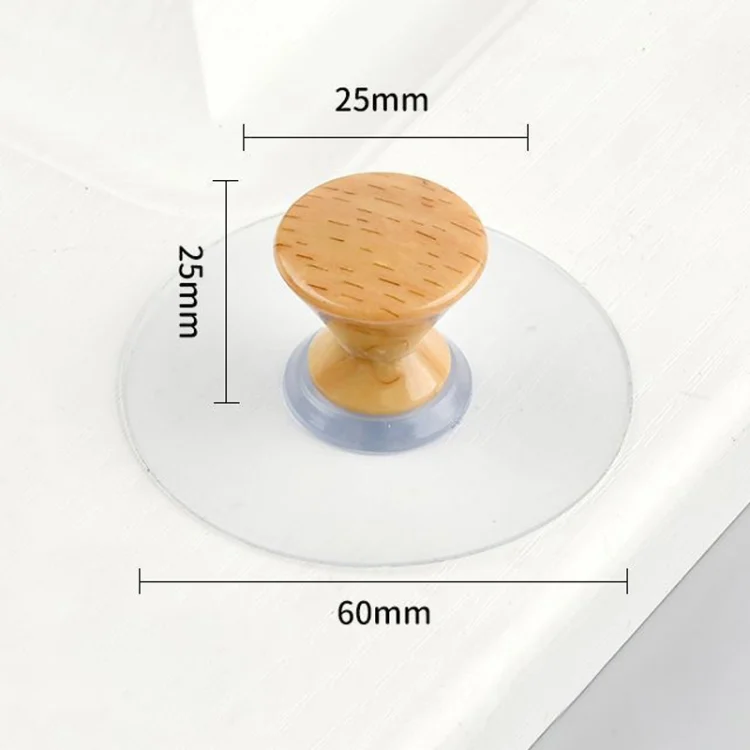 TBD0604730201_1.webp Hole-free Wardrobe Handles Drawer Glass Door Adhesive Household Round Handle - Image 9