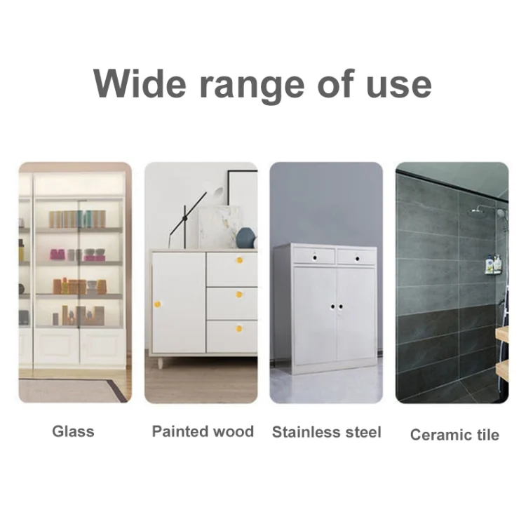 TBD06047302_B5.webp Hole-free Wardrobe Handles Drawer Glass Door Adhesive Household Round Handle - Image 6