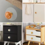 Hole-free Wardrobe Handles Drawer Glass Door Adhesive Household Round Handle - Image 8