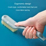 Household Long Handle Shoe Brush Hangable Multi-functional Soft Bristle Cleaning Brush - Image 6
