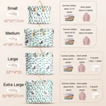 Clothes Quilt Storage Bag Large Capacity Waterproof Moistureproof Moving Luggage Bag - Image 5