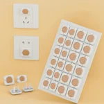 24pcs /Pack Children Anti-Shock Swivel Socket Protective Cap Power Jack Cover